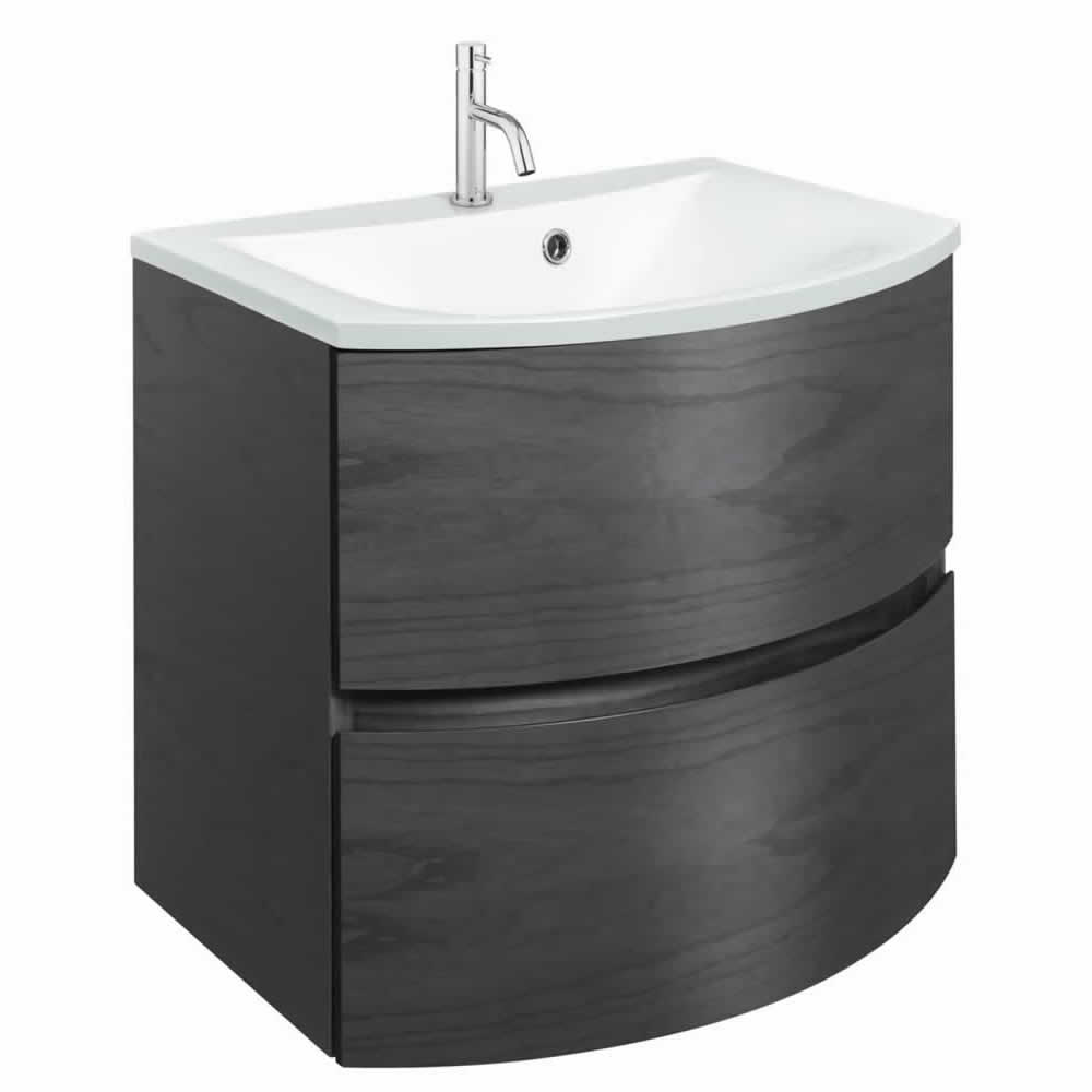 Svelte 60 Unit & Ice White Glass Basin